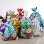 Meet Christmas Christmas Drawstring Gift Bags