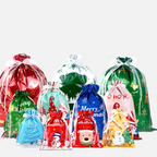 Meet Christmas Christmas Drawstring Gift Bags