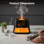 Salt Rock Flame Effect Aroma Diffuser & Humidifier