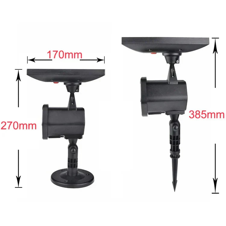 & Solar Xmas Lights Wireless StarTastic Outdoor Laser Motion Holiday Projector Lights for Holiday