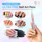 Christmas Gift 12-Color Professional Nail Art Pen Set
