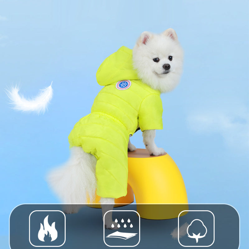 Cozy Dog Winter Suit | | Full-Body Fleece Warmth, Easy Back Zipper & Non-Slip Grips | Keep Your Furry Friend Warm & Stylish This Winter