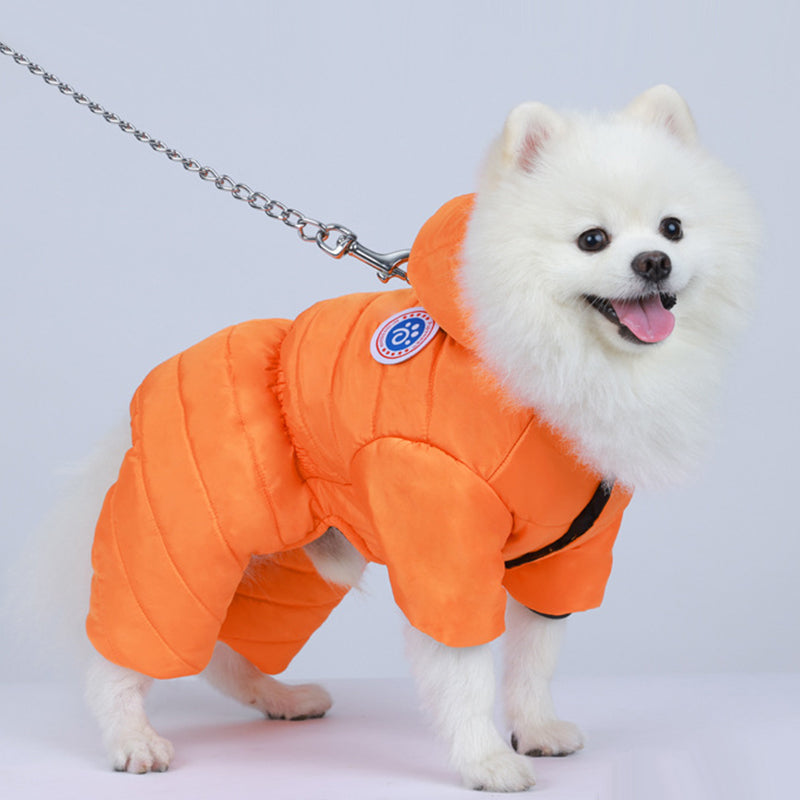 Cozy Dog Winter Suit | | Full-Body Fleece Warmth, Easy Back Zipper & Non-Slip Grips | Keep Your Furry Friend Warm & Stylish This Winter