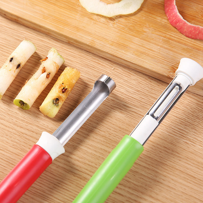 Christmas Special Price ￡7.99 Stainless Steel Fruit Corer & Peeler 2 in 1