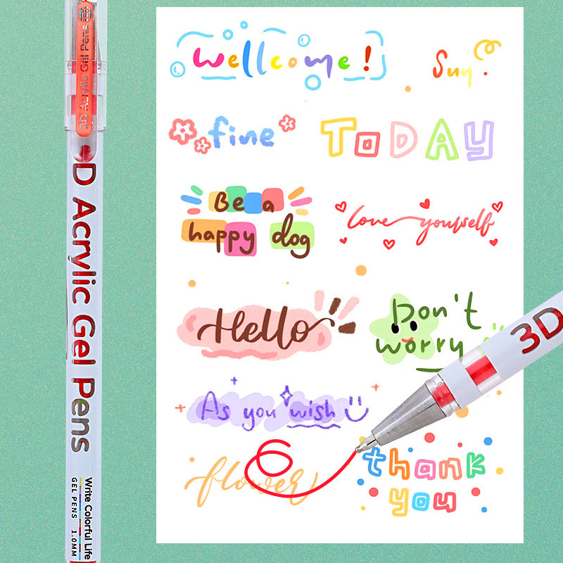 Christmas gifts Multi-Color Gel Pen Set for Drawing & Coloring
