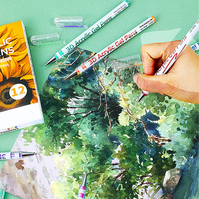 Christmas gifts Multi-Color Gel Pen Set for Drawing & Coloring