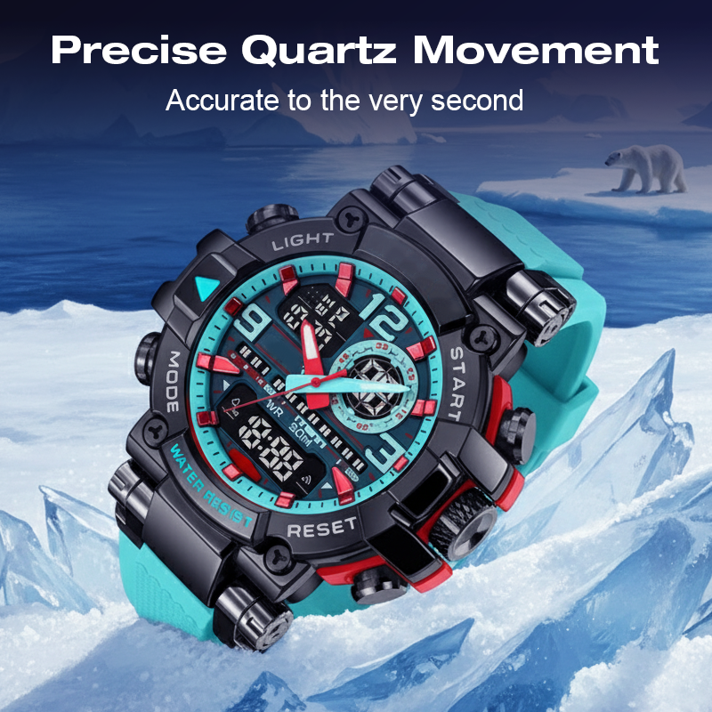 Multifunctional Waterproof LED Digital Watch