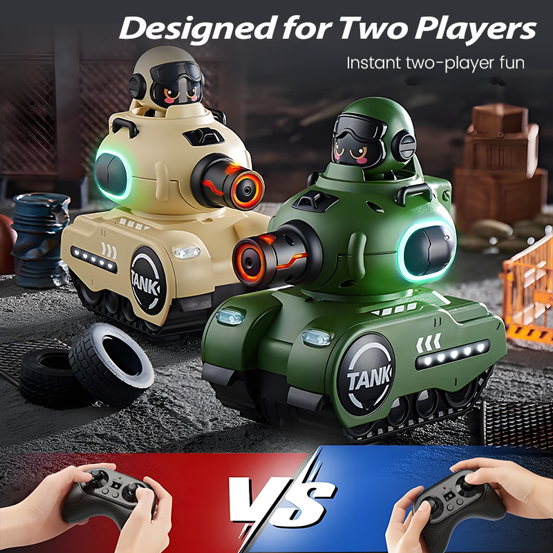 Infrared Remote Control Battle Tank Set