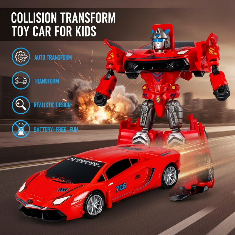 Collision-deforming remote control car