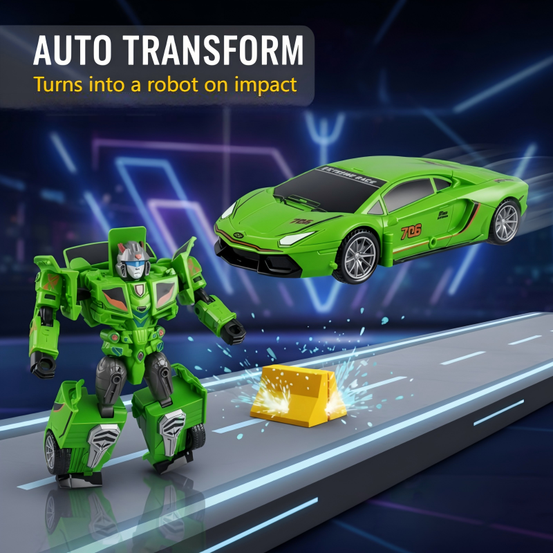 Collision-deforming remote control car