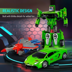 Collision-deforming remote control car