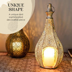 Hollow-Out Metal Candle Holder Ornament