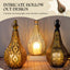 Hollow-Out Metal Candle Holder Ornament