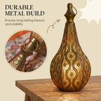 Hollow-Out Metal Candle Holder Ornament