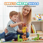 Christmas gifts Animal-Themed Stacking Blocks Set for Kids