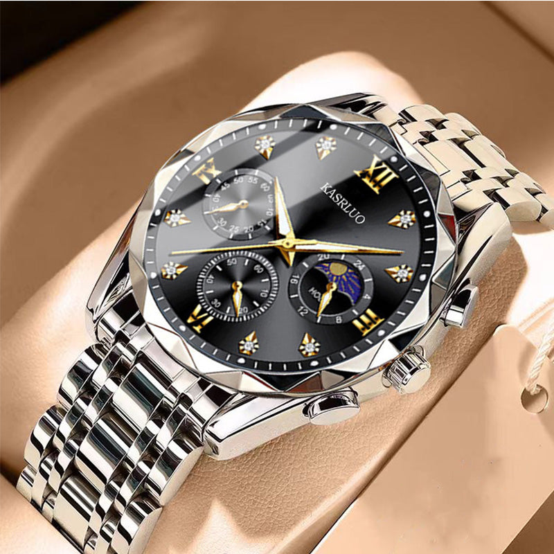 Men's Waterproof Quartz Watch - Stylish & Durable, Perfect for Daily Wear and Outdoor Activities