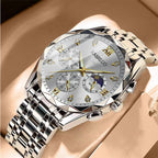 Men's Waterproof Quartz Watch - Stylish & Durable, Perfect for Daily Wear and Outdoor Activities
