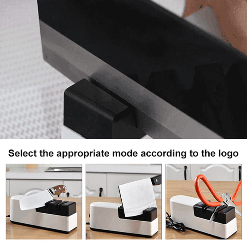 Professional Electric Knife Sharpener – Fast & Precise Sharpening, Multi-Angle Guide for Kitchen & Outdoor Knives