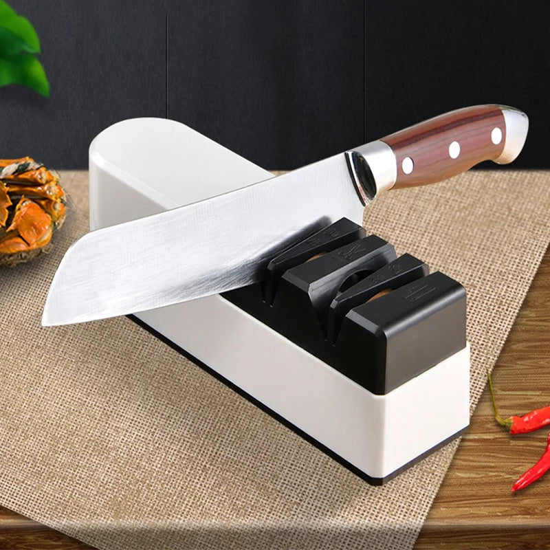 Professional Electric Knife Sharpener – Fast & Precise Sharpening, Multi-Angle Guide for Kitchen & Outdoor Knives