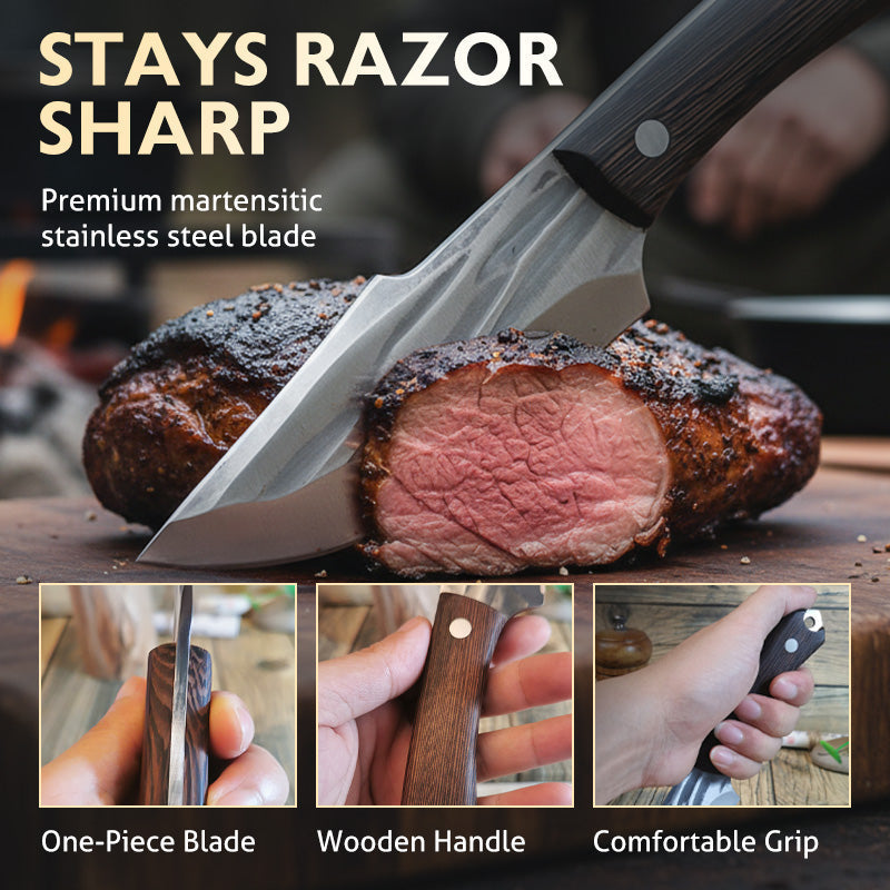 Black Friday Countdown! !!! Meat Cleaver Knife with Sheath