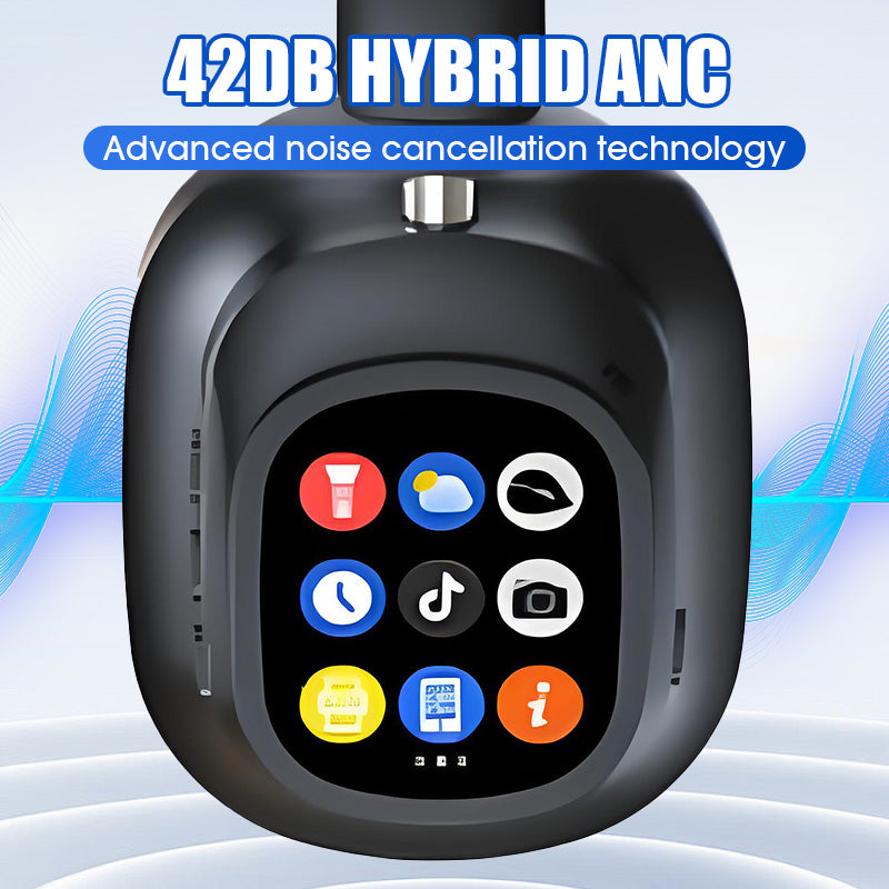 Premium Headphones with Magnetic Touch Control Screen