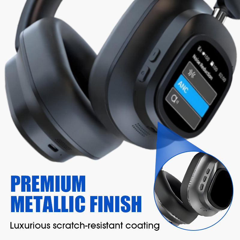 Premium Headphones with Magnetic Touch Control Screen