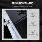 3-Piece "King & Queen" Couple's Duvet Cover Set