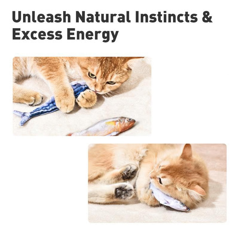 Your cat will love this jumping fish