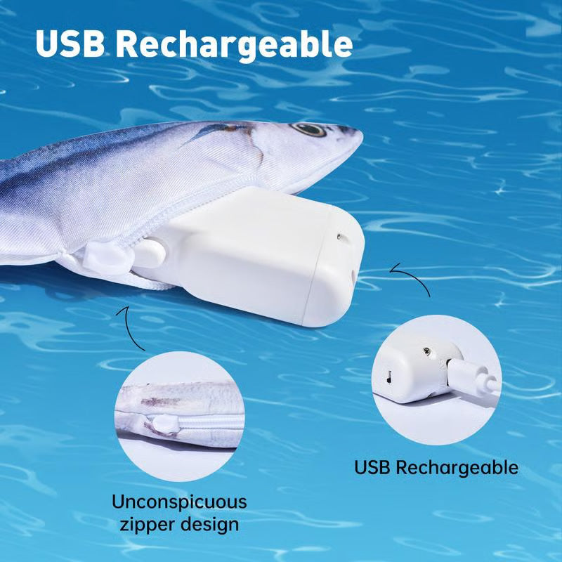 Your cat will love this jumping fish