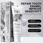 Regenerating toothpaste with 7.5% nano-hydroxyapatite Deep cleaning · Fast whitening · Enamel repair