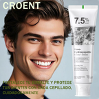 Regenerating toothpaste with 7.5% nano-hydroxyapatite Deep cleaning · Fast whitening · Enamel repair