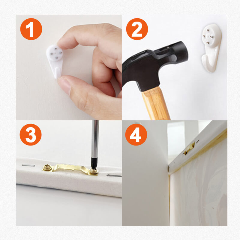 DIY color filling for digital oil painting