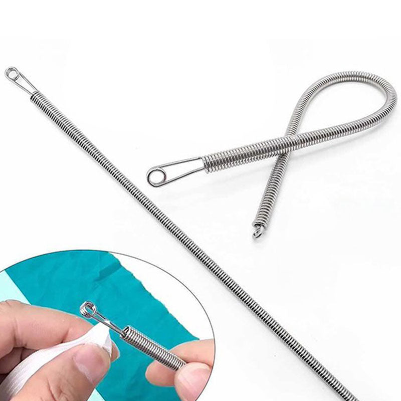 Multi-Function Foldable Spring Drawstring Threader Tool – Easy to Use, Portable & for Cords, Wires & Laces