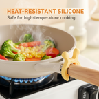 6-in-1 Silicone Pot Handle & Utensil Holder – Heat Resistant, Space Saving & Easy Clean