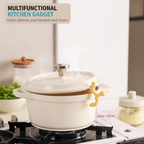 6-in-1 Silicone Pot Handle & Utensil Holder – Heat Resistant, Space Saving & Easy Clean
