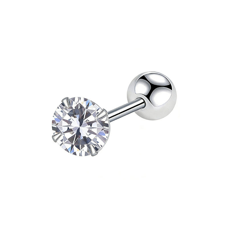 Women's Titanium Brilliant Stud Earrings