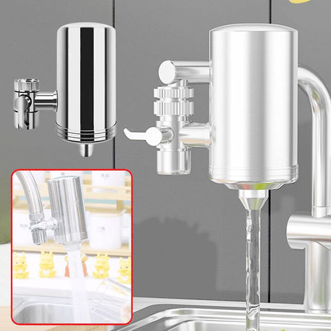 NOW! Upgraded Faucet Water Filter – Direct Drinking, 5-Stage Purification & Easy Install