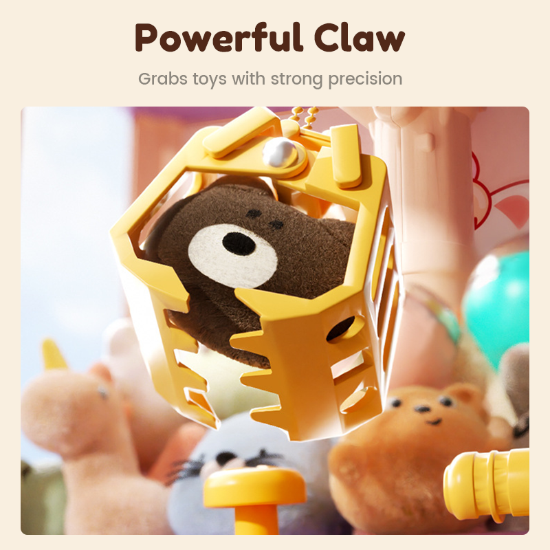 New Year's Special Offer– 60 % OFF Today Only Children’s Cute Animal Claw Machine with Dolls and Capsules