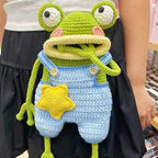 Christmas gifts |DIY Crochet Frog Phone Bag Kit