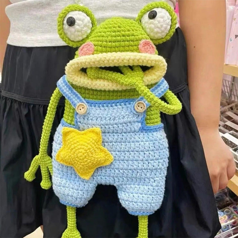 Christmas gifts |DIY Crochet Frog Phone Bag Kit