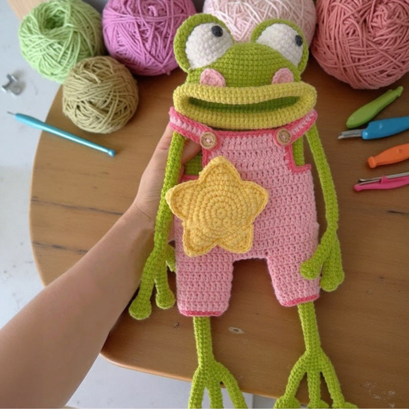 Christmas gifts |DIY Crochet Frog Phone Bag Kit