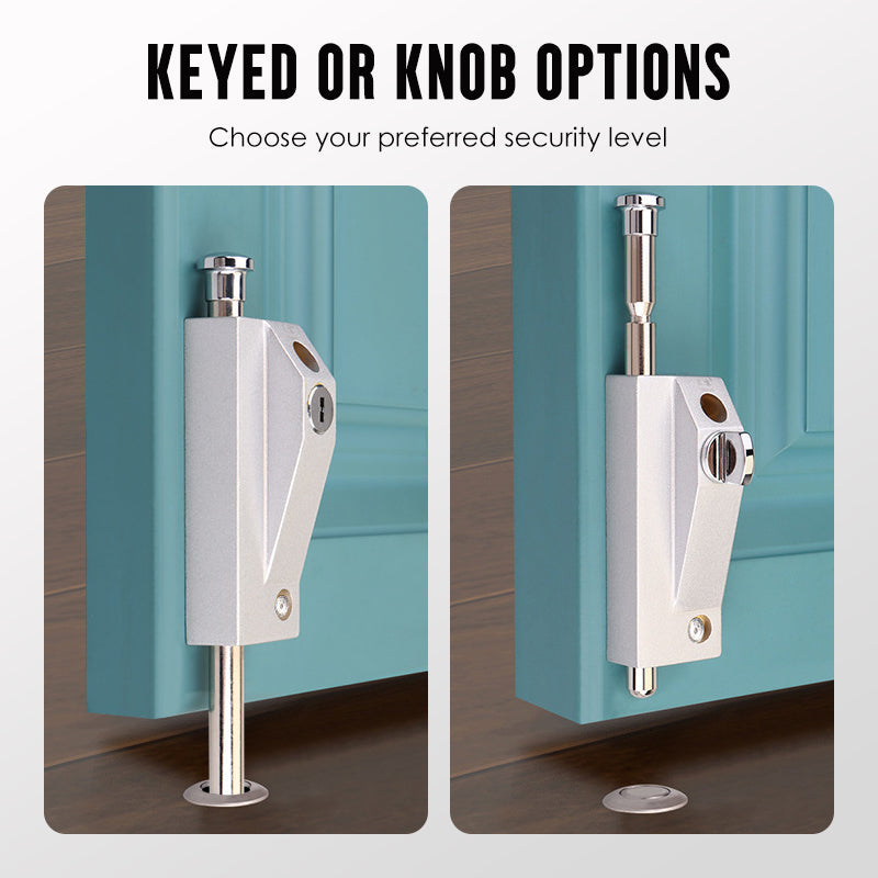 Spring Loaded Sliding Door Lock