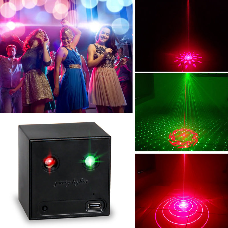 New Year's Special Offer: Rechargeable & Portable RGB Laser Party Light
