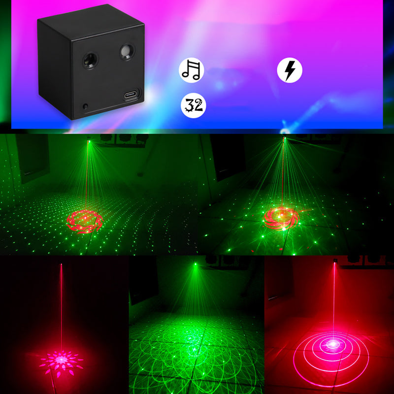 New Year's Special Offer: Rechargeable & Portable RGB Laser Party Light