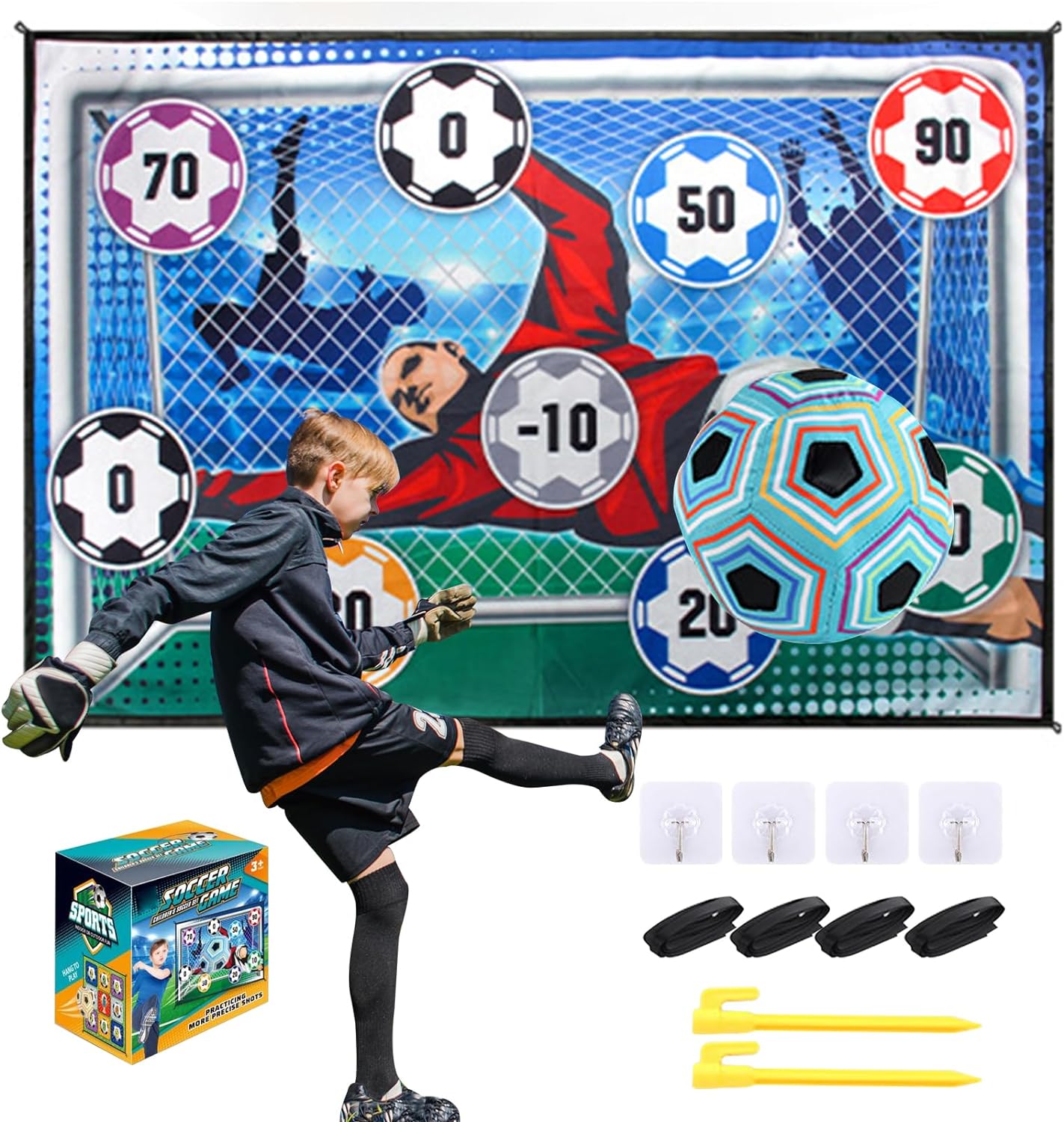 While Supplies Last ! Soccer Ball Game Set for Kids