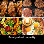 2200W Smokeless Indoor Grill with Non-Stick Plate
