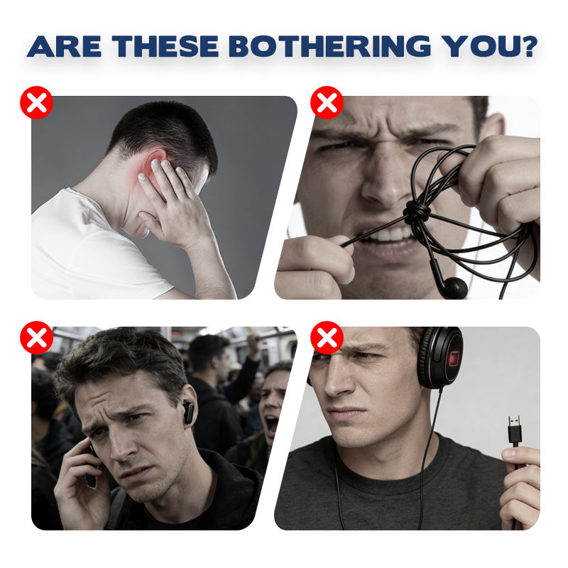 New Year's Special Offer: Open Air Conduction Wireless Bluetooth Headset with Microphone