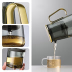 Glass Tea Pot with Magnetic Water Separation