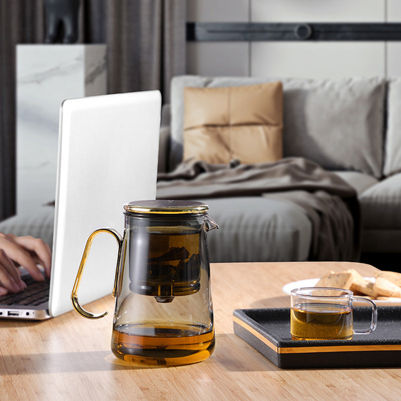 Glass Tea Pot with Magnetic Water Separation