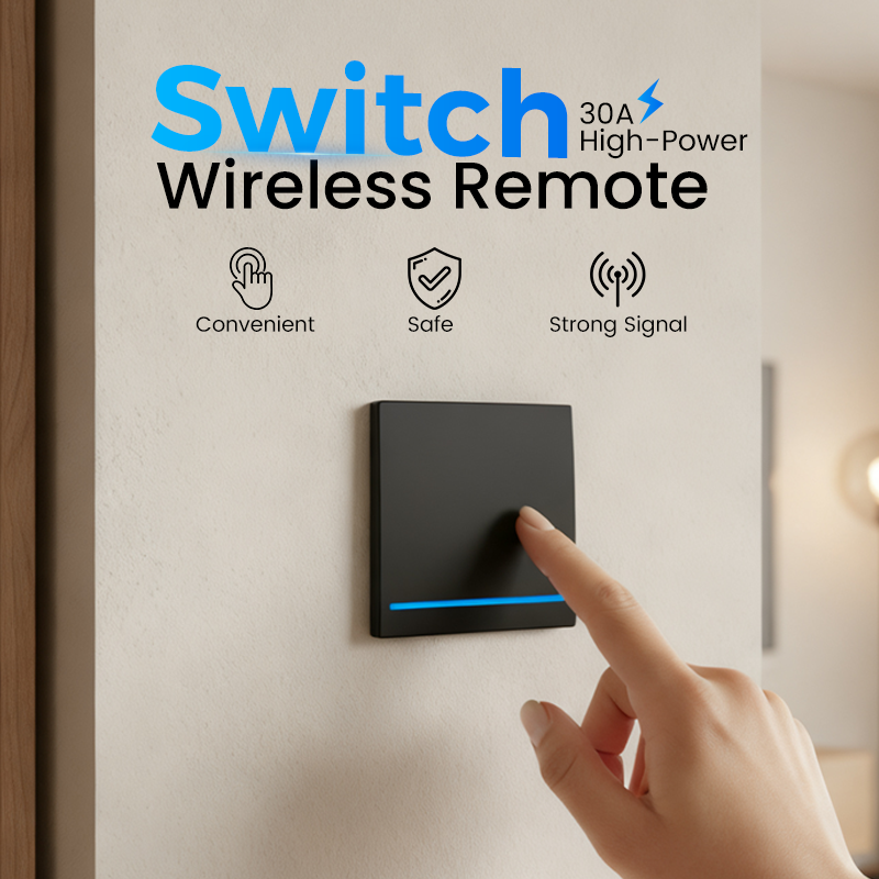 New Hot Selling 30A High-Power Wireless Remote Control Switch Kit